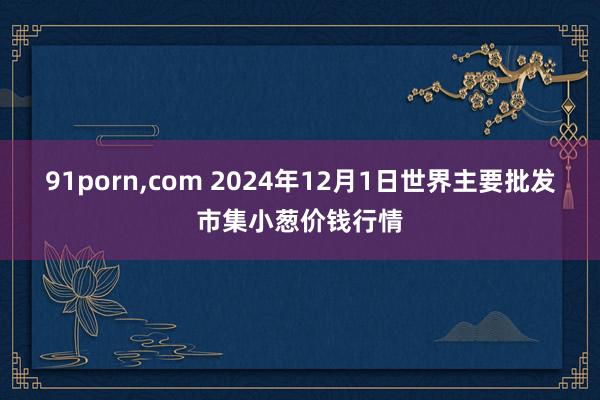 91porn，com 2024年12月1日世界主要批发市集小葱价钱行情